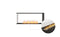 Ecosmart Fire Flex 50PN Peninsula Fireplace Insert - Black Finish / Black Burner - ESF.FX.50PN.B